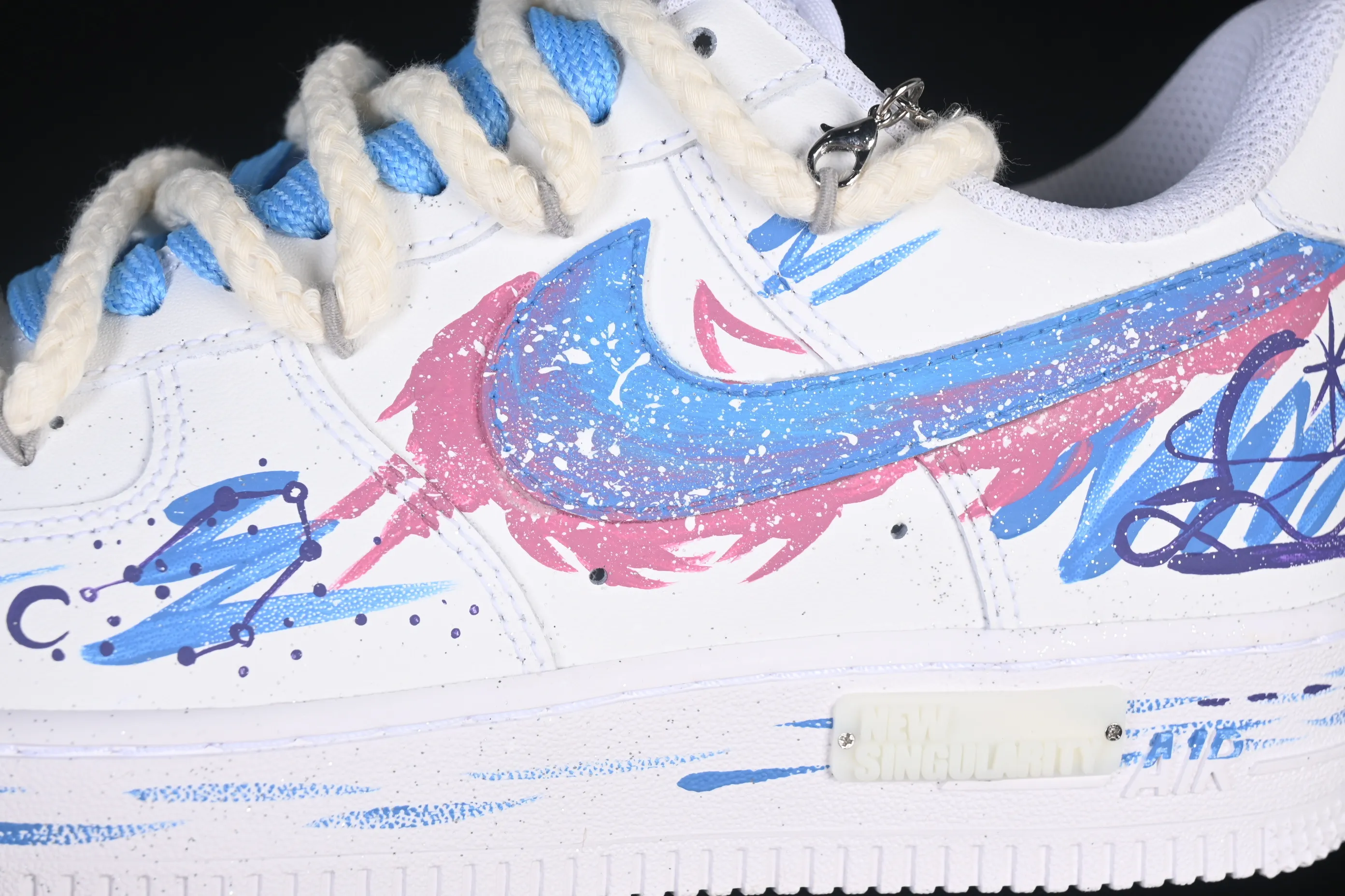 All categories Nk Air Force 1 Air Force series Nk Air Force 1 Low Air Force low-top Nike Air Force 1'07 Low "Libra" Hand-painted graffiti twelve constellations series Libra Air Force One low-top casual sneakers Constellation 9231023